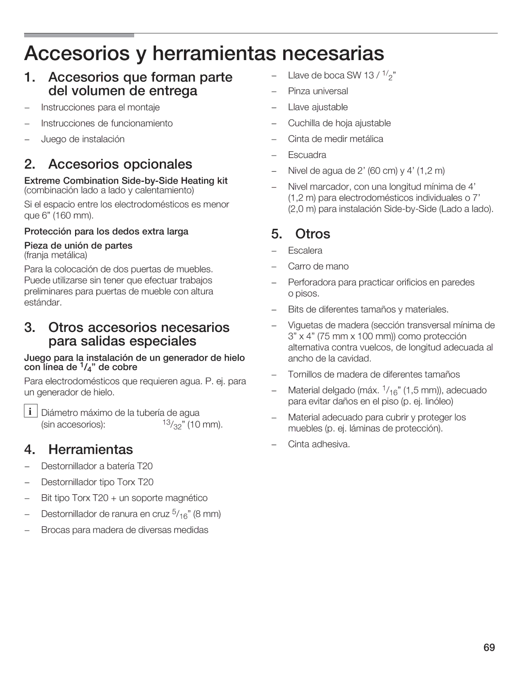 Bosch Appliances Bottom Freezer I manual 