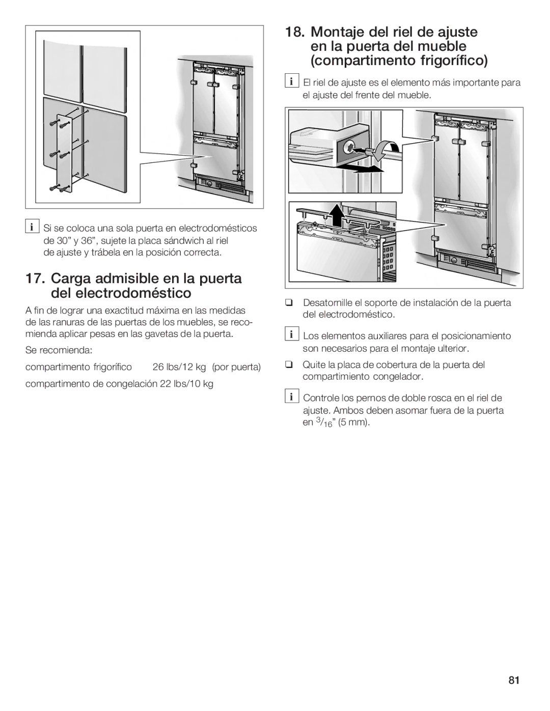 Bosch Appliances Bottom Freezer I manual 