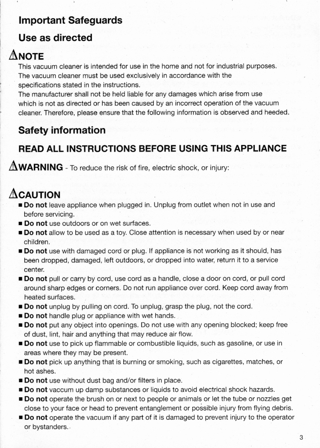 Bosch Appliances BSA2..UC manual 