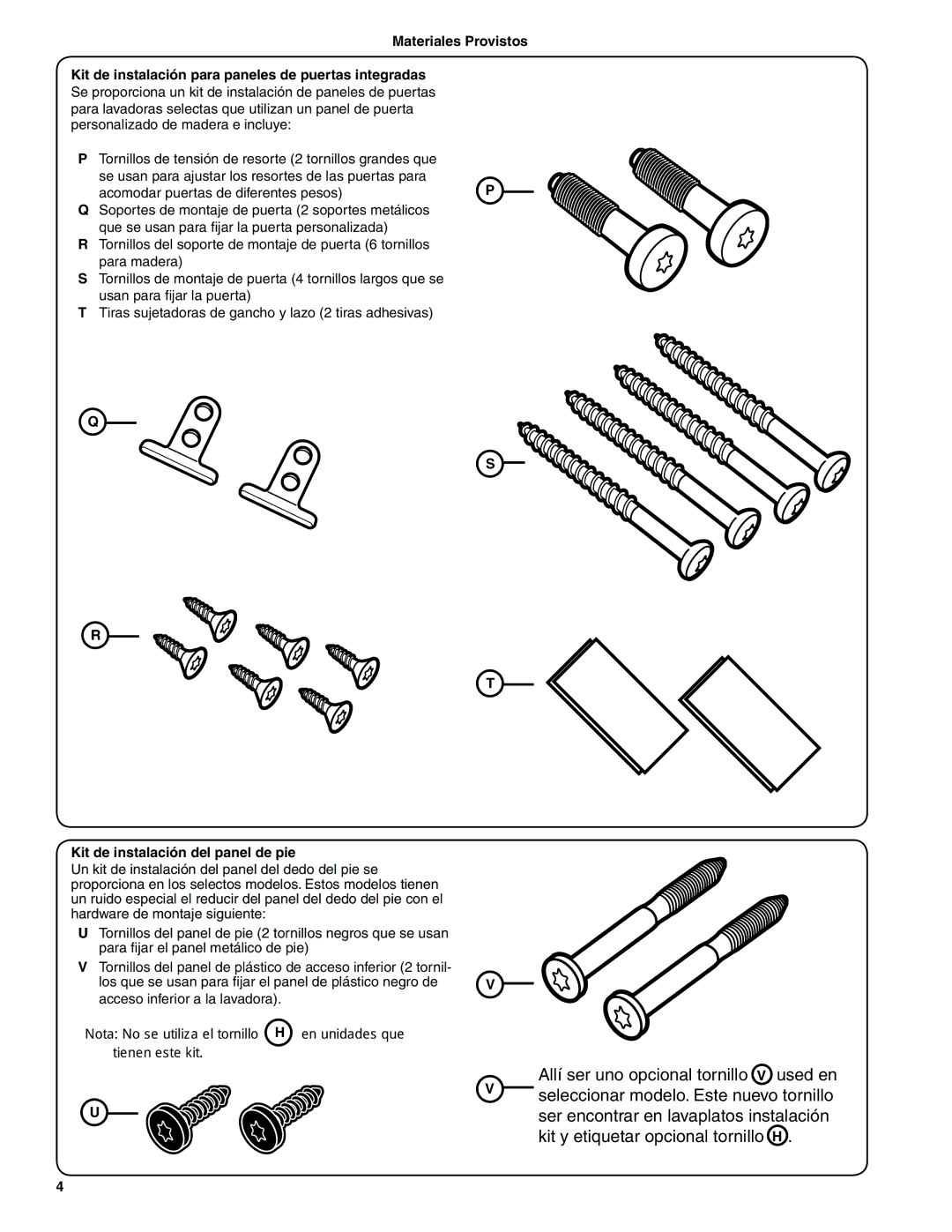 Bosch Appliances BSH Dishwasher important safety instructions Kit de instalación del panel de pie 