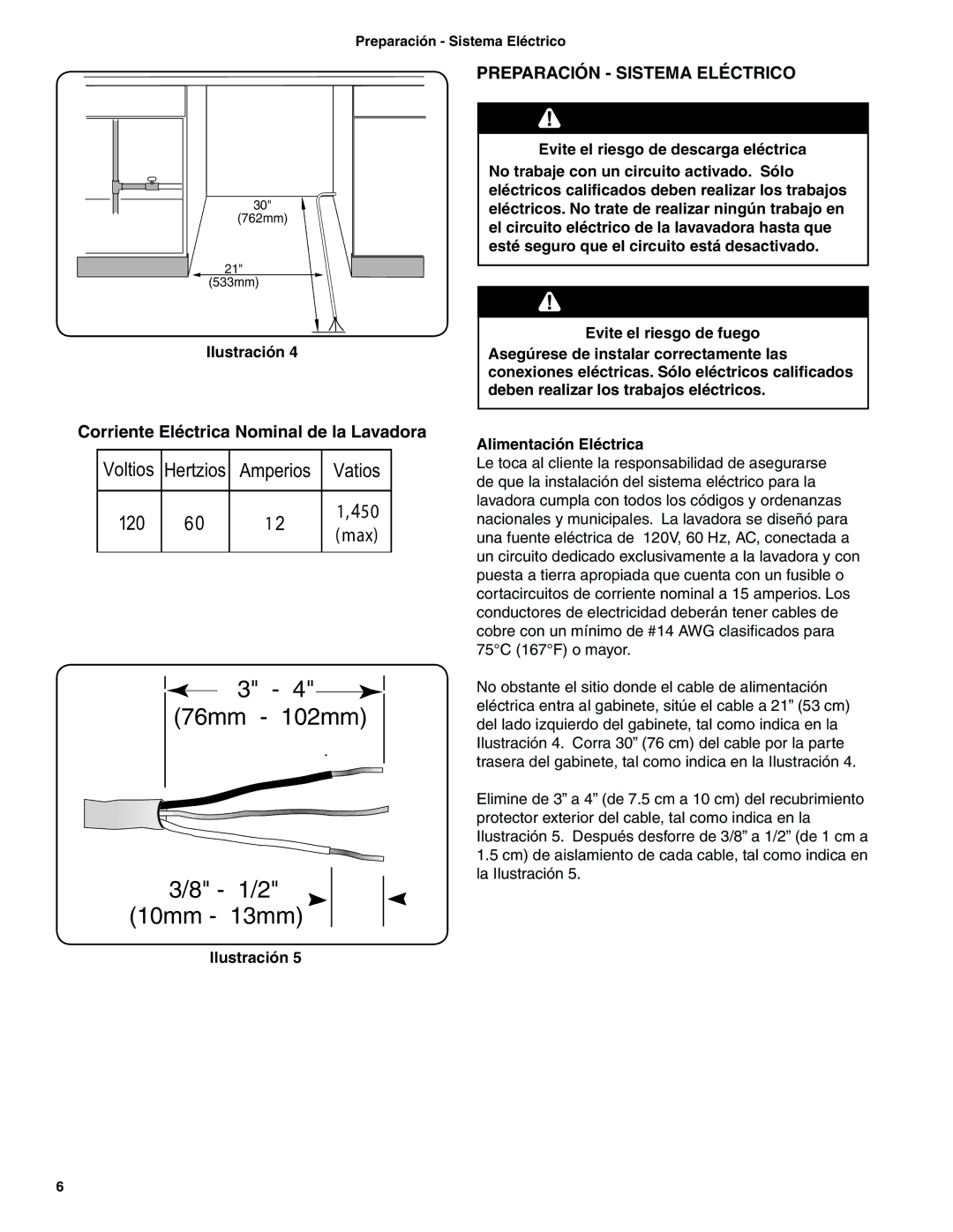 Bosch Appliances BSH Dishwasher important safety instructions Ilustración Alimentación Eléctrica 