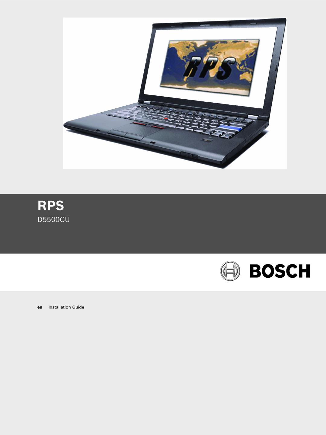 Bosch Appliances D5500CU manual Rps 