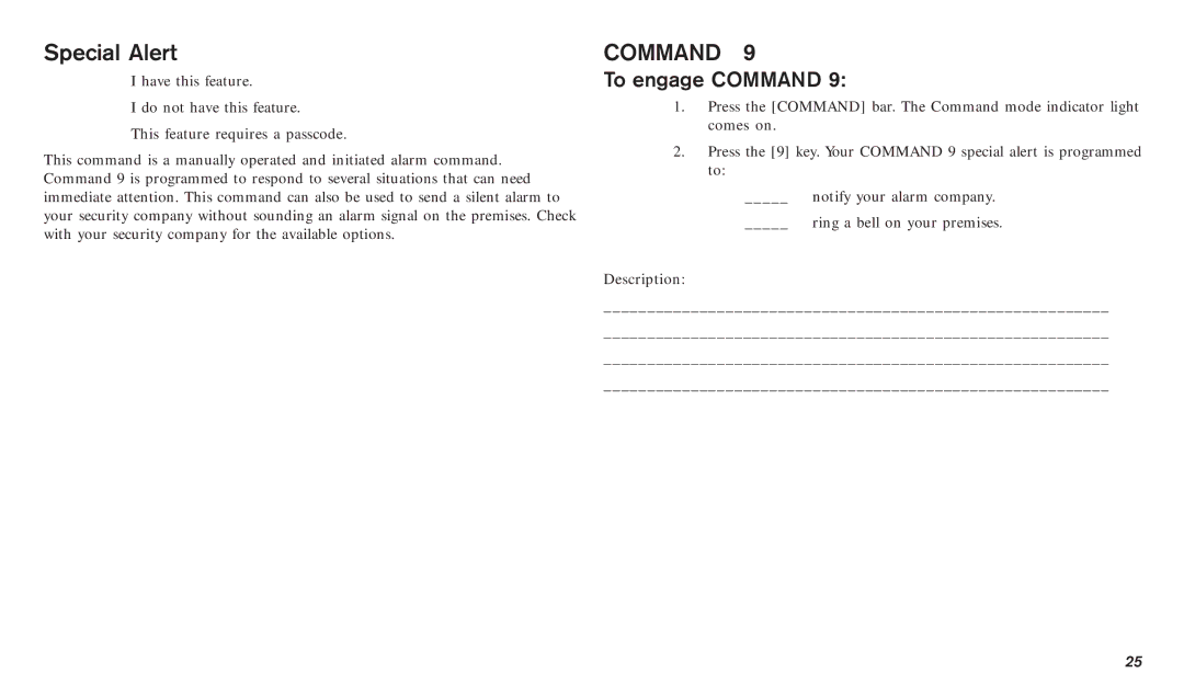 Bosch Appliances D720W, D720B manual Command 