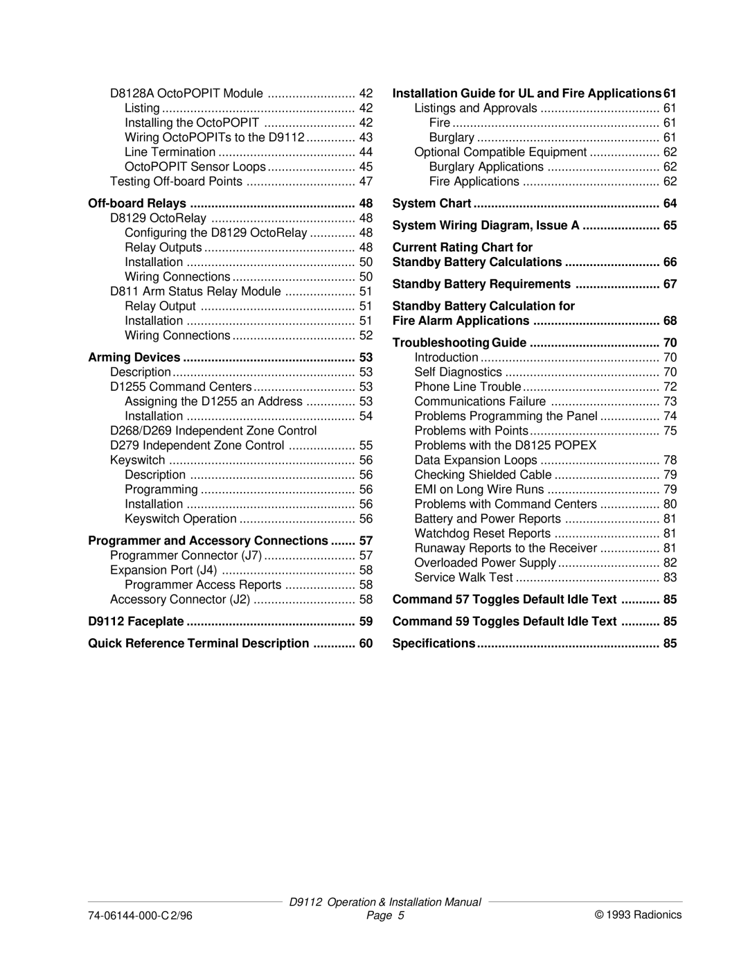 Bosch Appliances D9112 Programmer and Accessory Connections, Installation Guide for UL and Fire Applications 