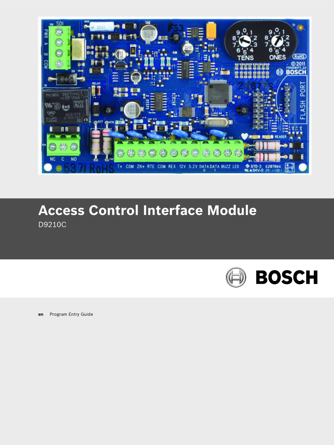 Bosch Appliances D9210C manual Access Control Interface Module 