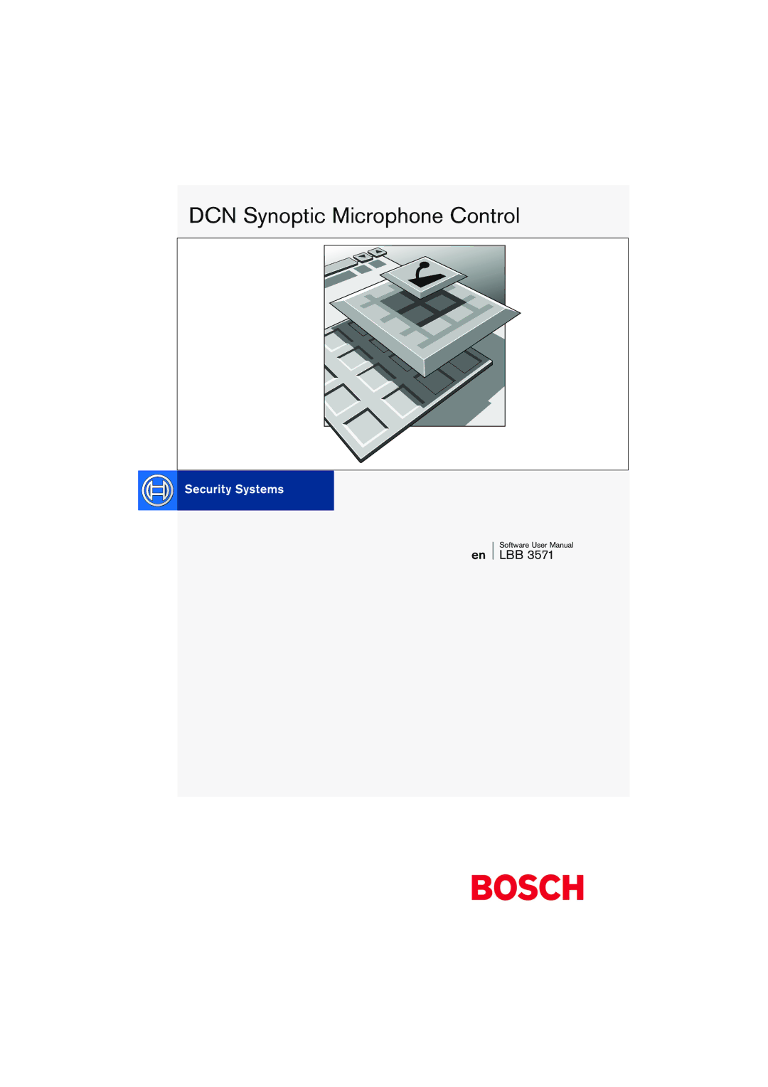 Bosch Appliances DCN Synoptic Microphone Control user manual 