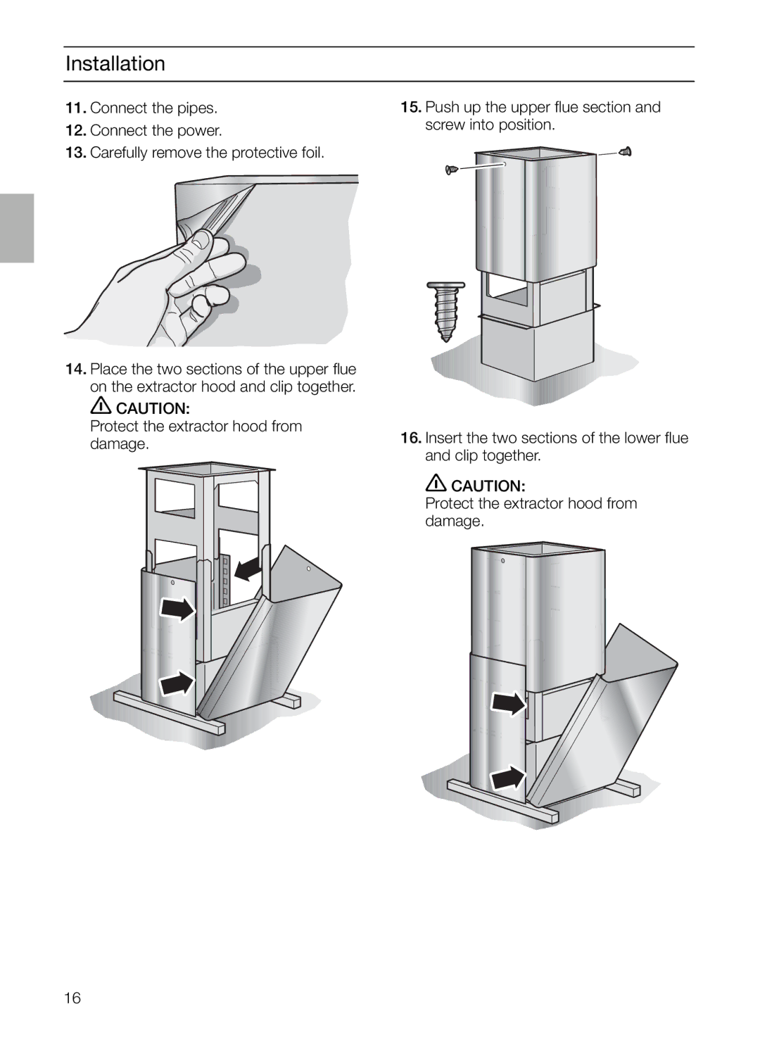 Bosch Appliances DIE 165 R manual Installation 