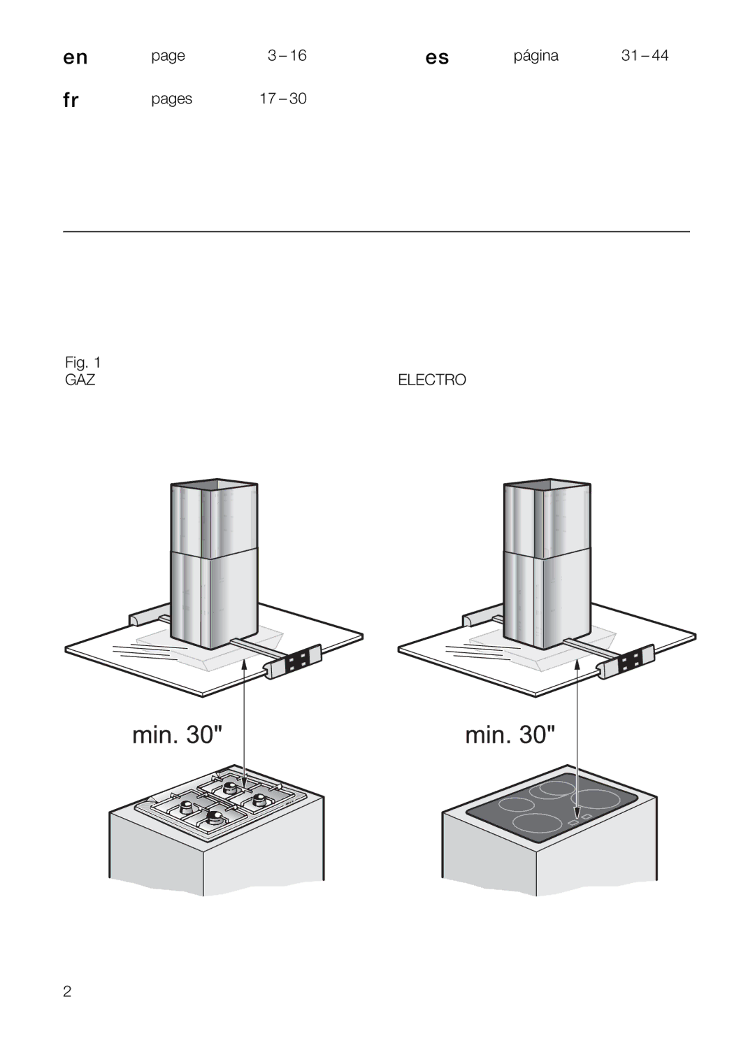 Bosch Appliances DIE 165 R manual Pages Página, Gaz 