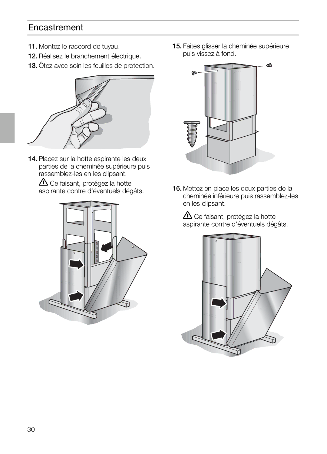 Bosch Appliances DIE 165 R manual Encastrement 