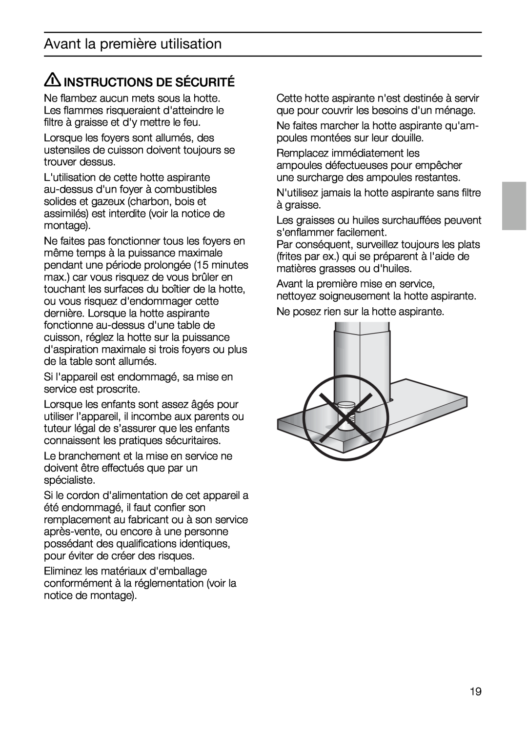 Bosch Appliances DIE 165 R manual Instructions De Sécurité, Safety Instructions, Avant la première utilisation 