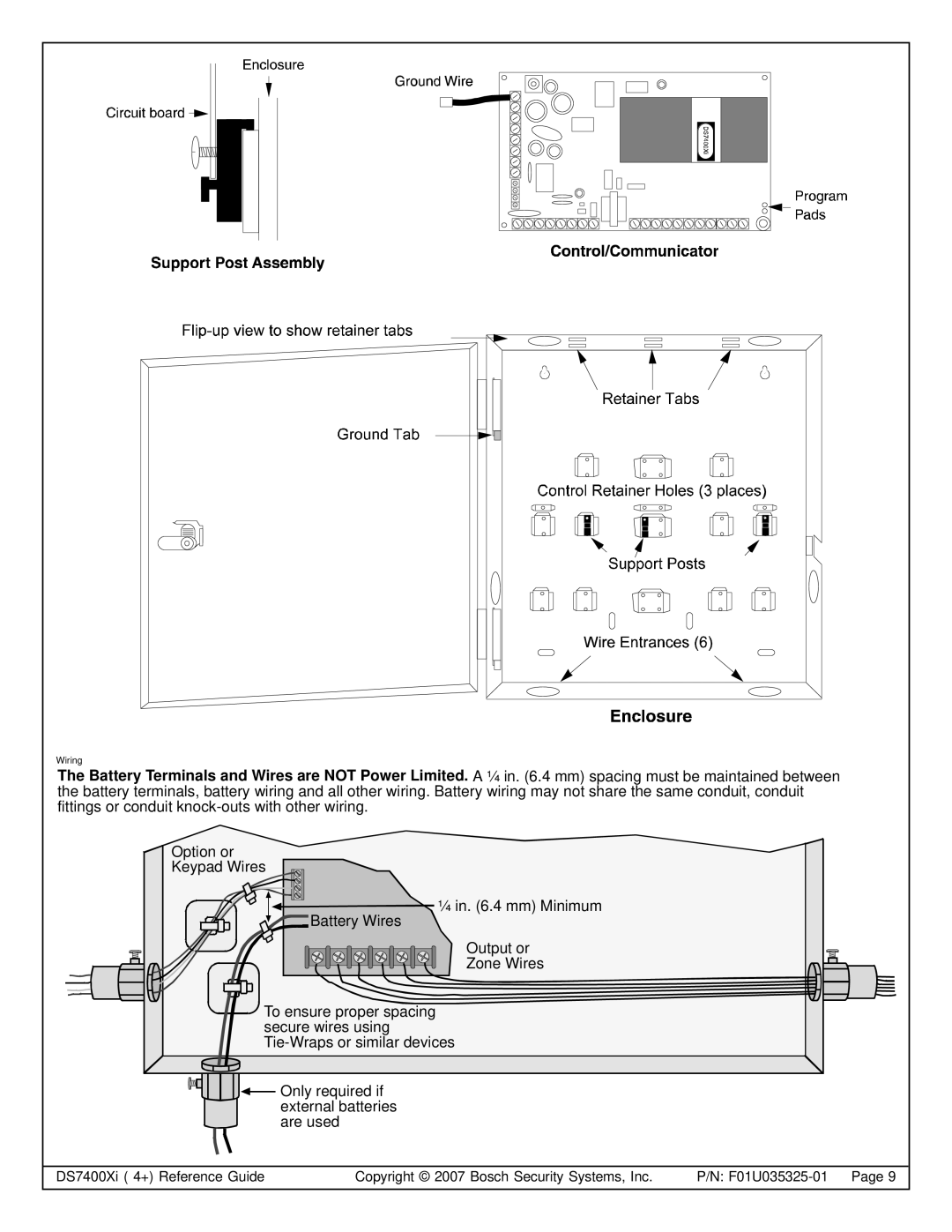 Bosch Appliances DS7447E, DS7445I, DS7400XI manual Wiring 