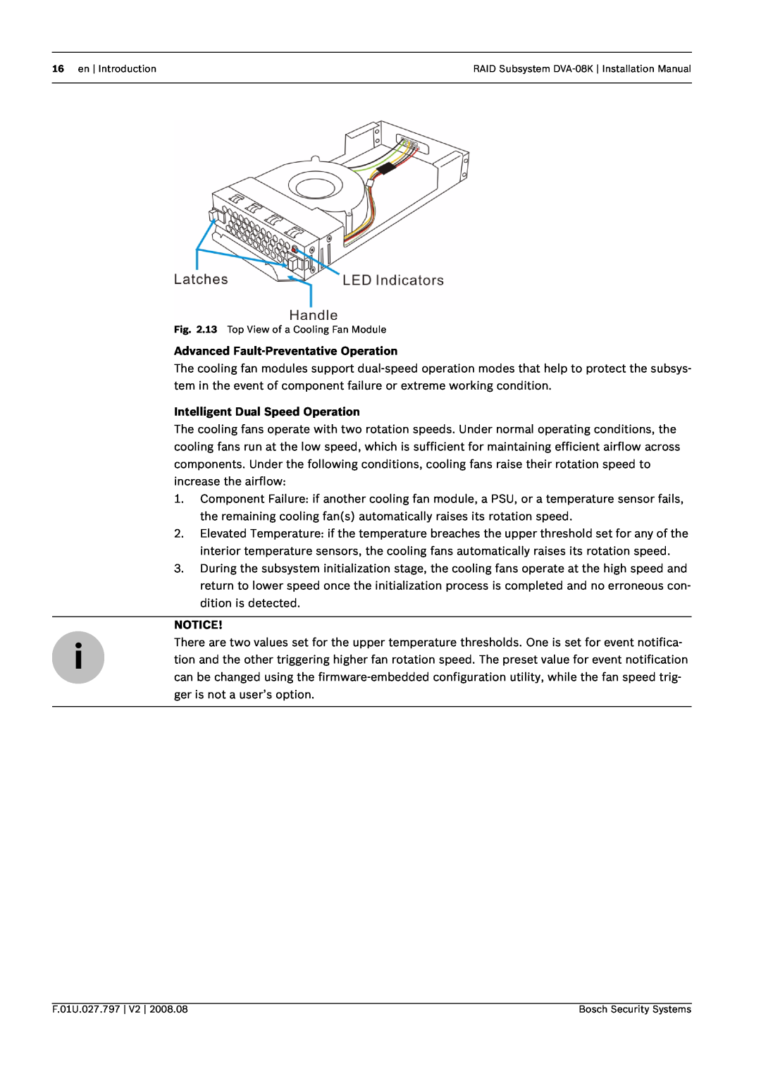 Bosch Appliances DVA-08K manual Advanced Fault-Preventative Operation, Intelligent Dual Speed Operation 