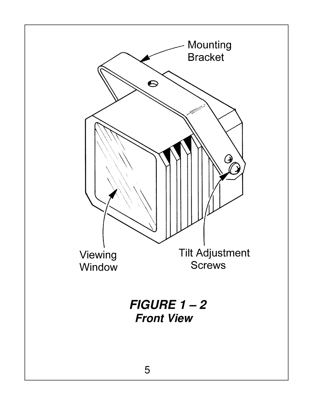 Bosch Appliances EX12LED installation instructions Front View 