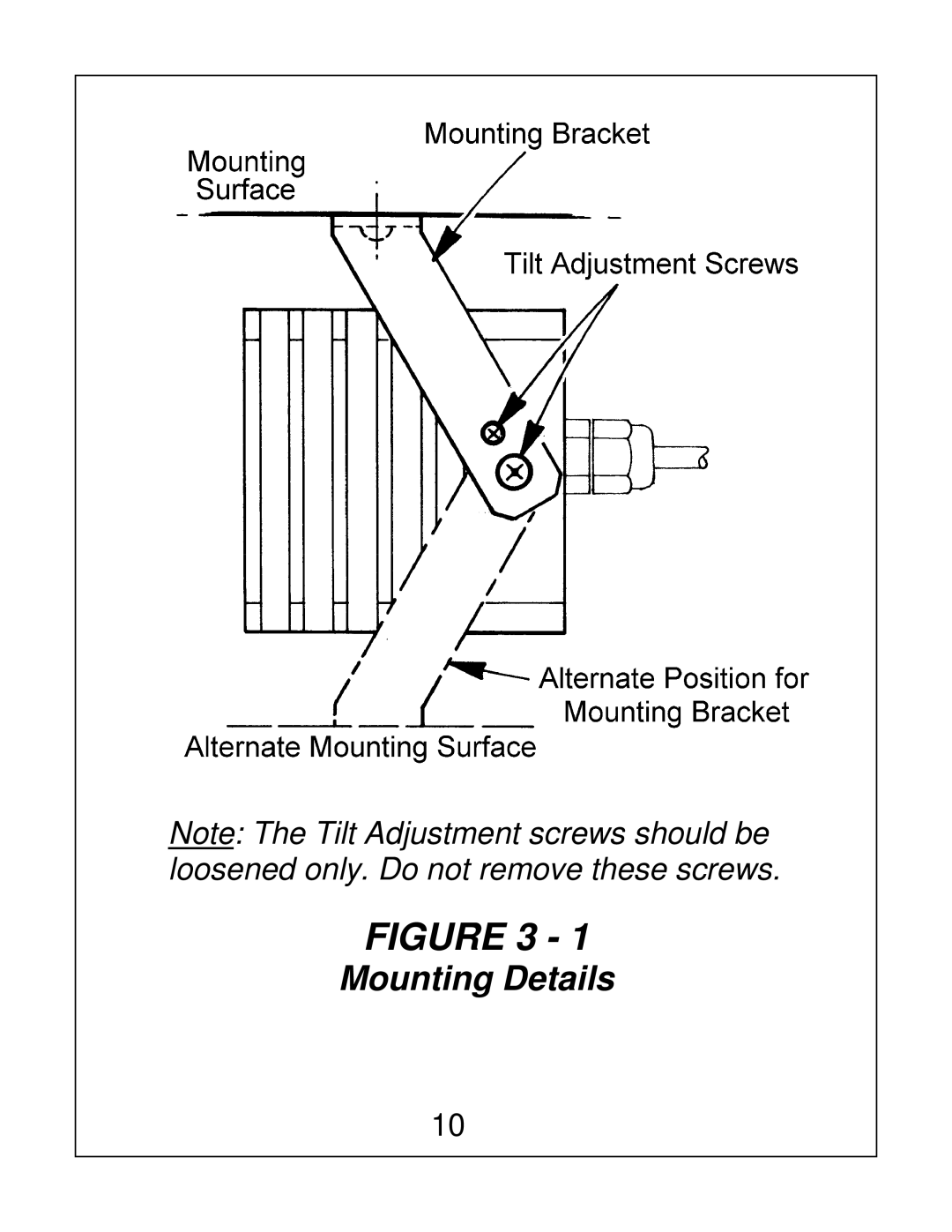 Bosch Appliances EX12LED installation instructions Mounting Details 