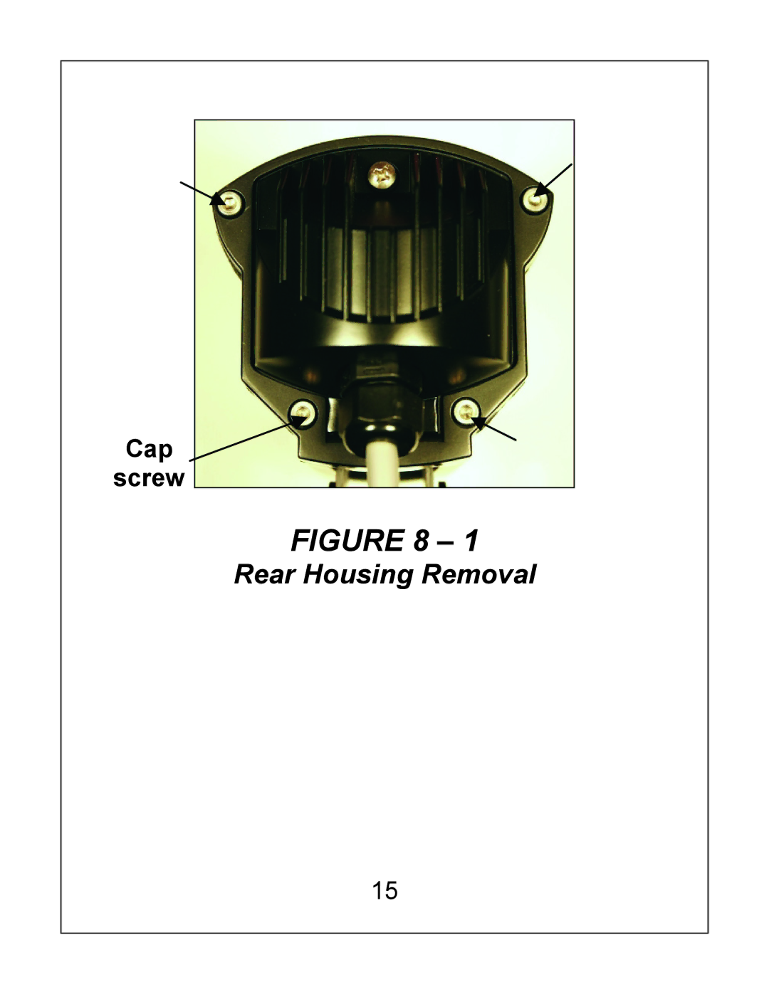 Bosch Appliances EX27 installation instructions Rear Housing Removal 