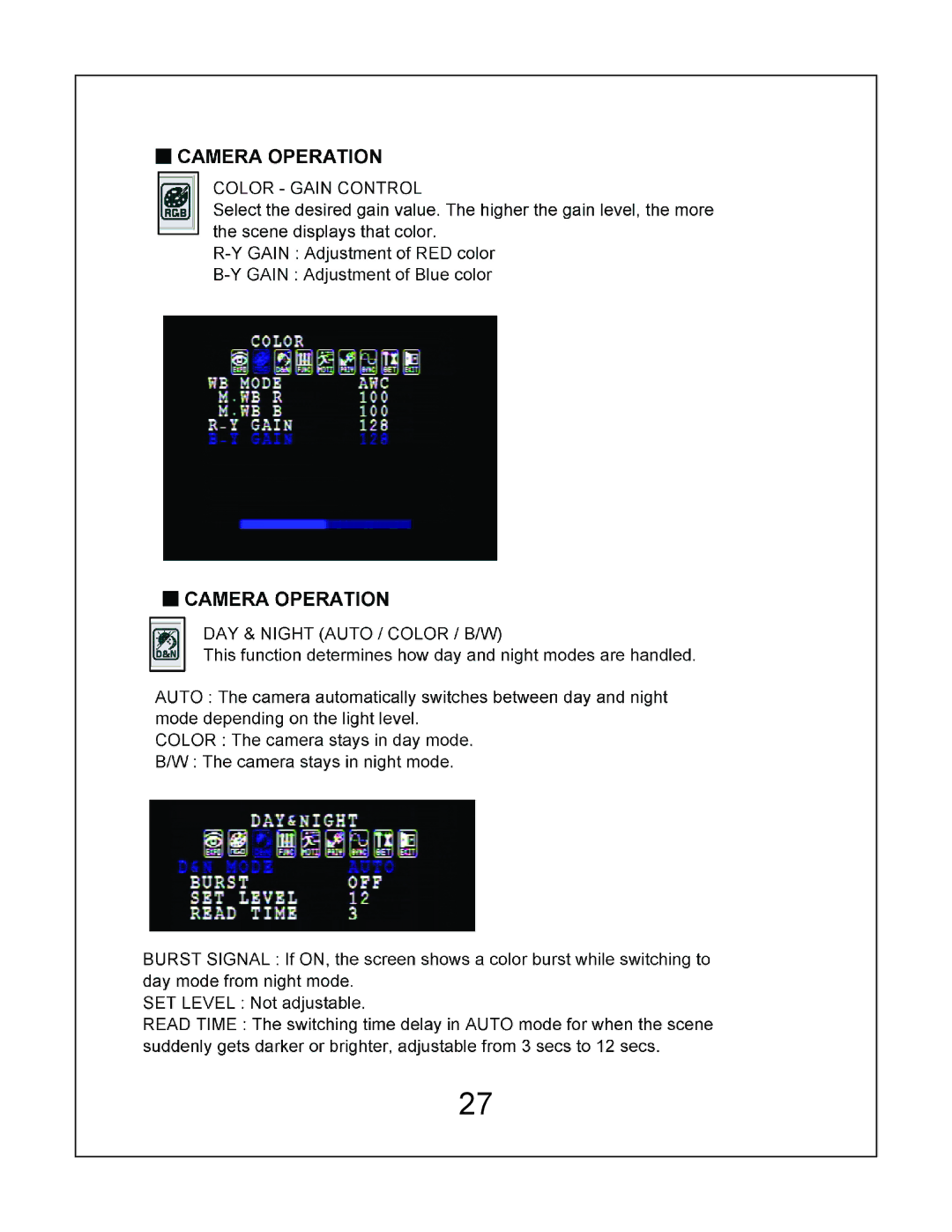 Bosch Appliances EX27 installation instructions 