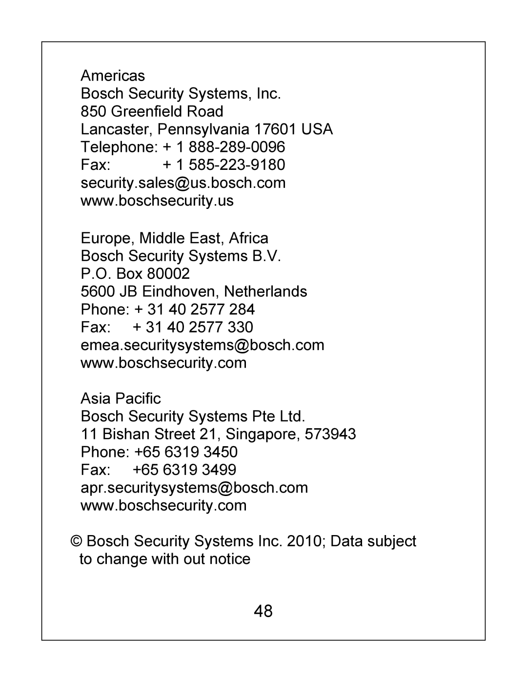 Bosch Appliances EX27 installation instructions 