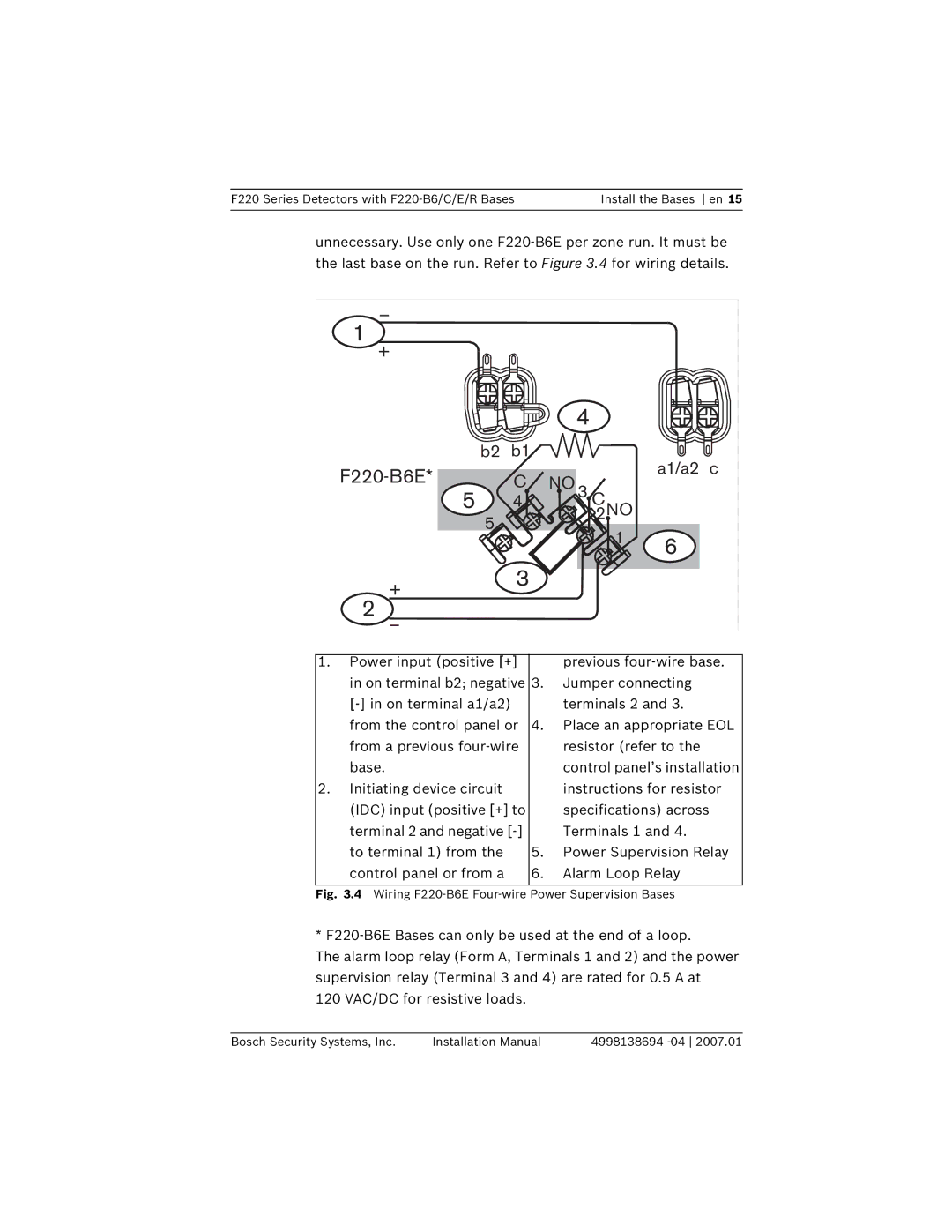 Bosch Appliances installation manual F220-B6E 