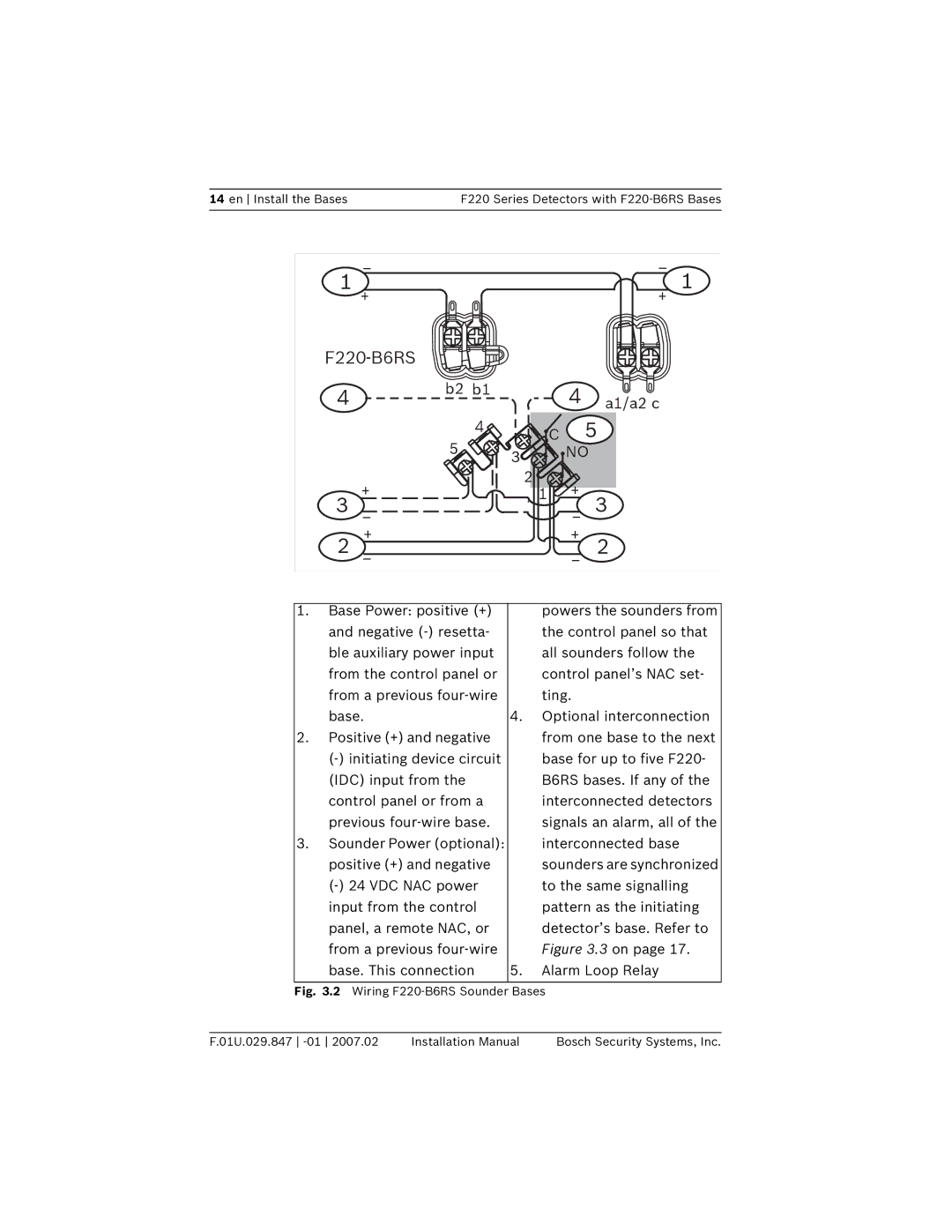 Bosch Appliances F220-B6RS installation manual 