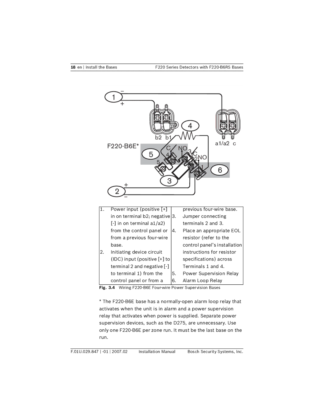 Bosch Appliances F220-B6RS installation manual F220-B6E 