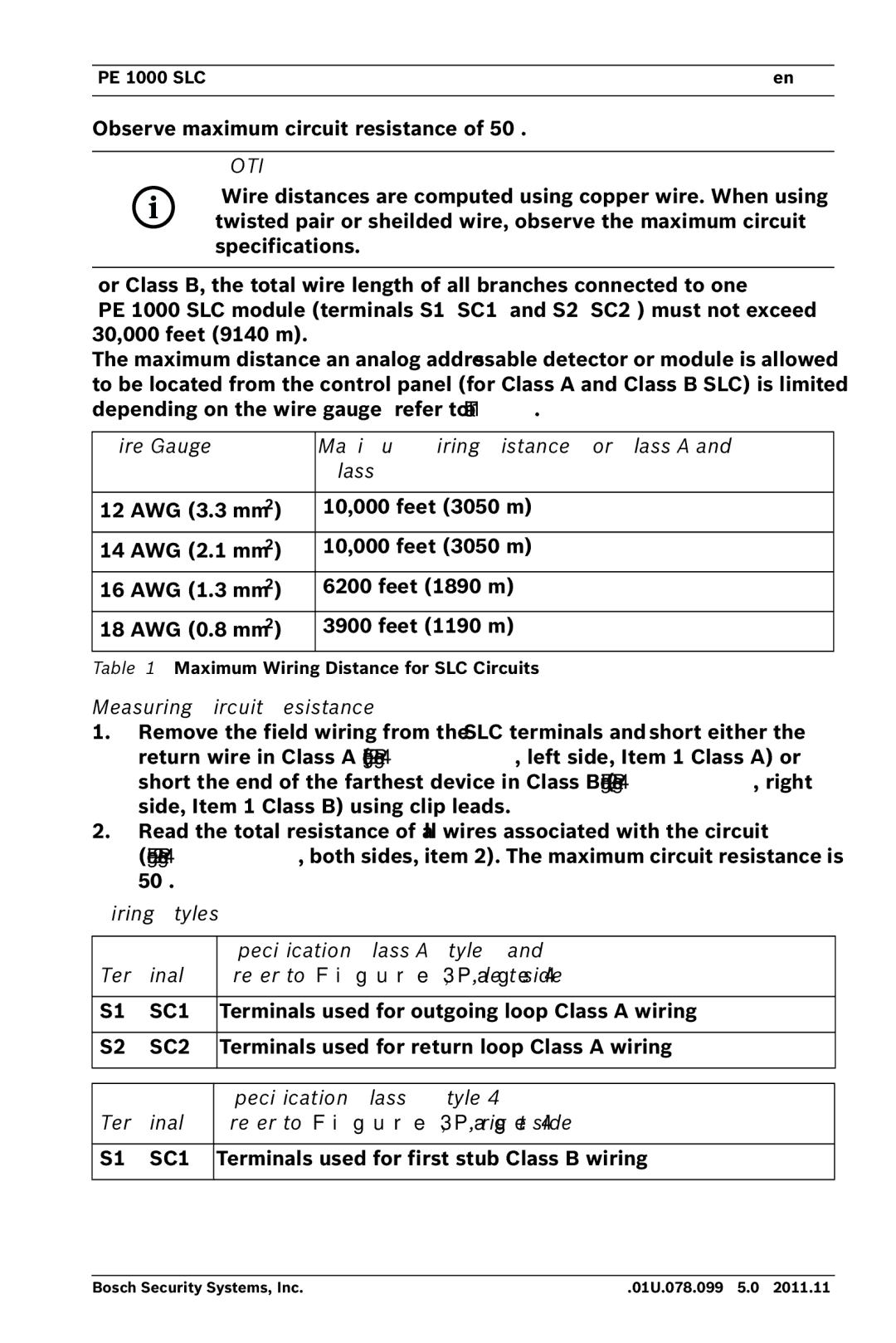 Bosch Appliances FPE-1000-SLC manual Slc 