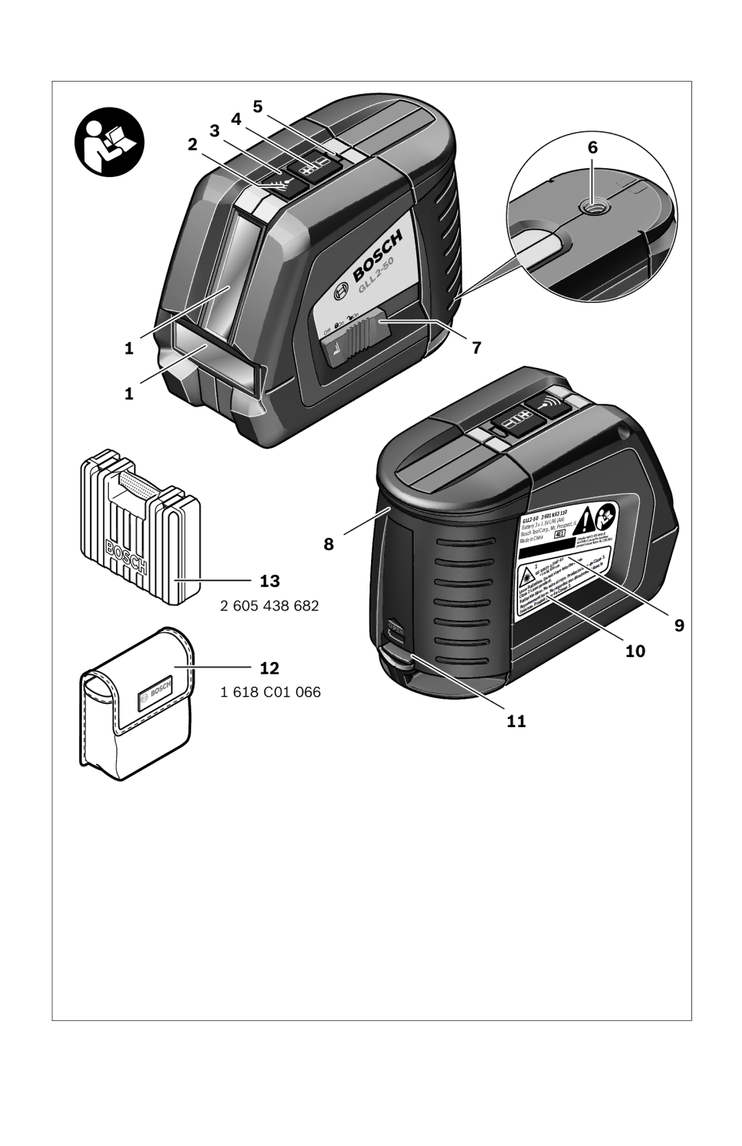 Bosch Appliances GLL2-50 manual 618 C01 