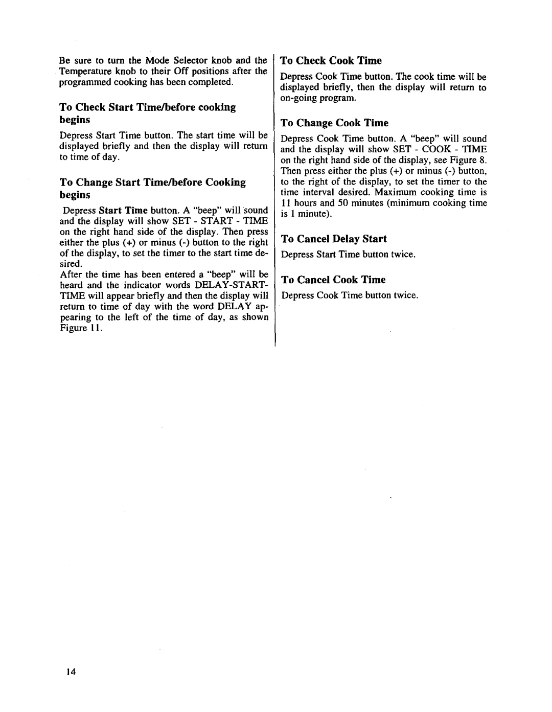 Bosch Appliances HBL 63, HBL 64 To Check Start Time/before cooking Begins, To Change Start Time/before Cooking Begins 