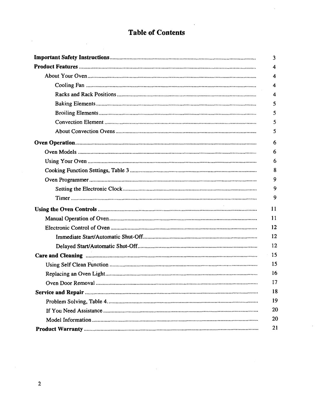 Bosch Appliances HBL 63, HBL 64, HBL 65 manuel dutilisation Table of Contents 