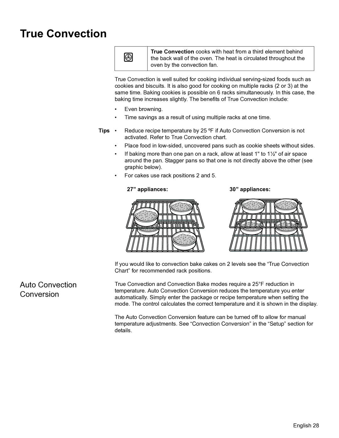 Bosch Appliances HBN54, HBL57, HBL56, HBN56 manual True Convection 