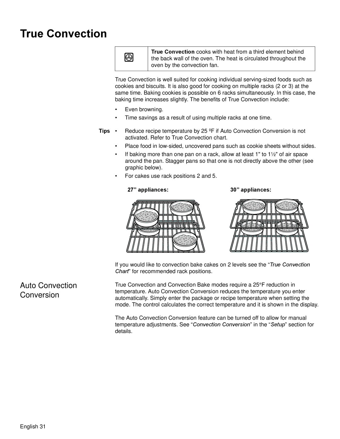 Bosch Appliances HBL8550, HBL8650 manual True Convection 