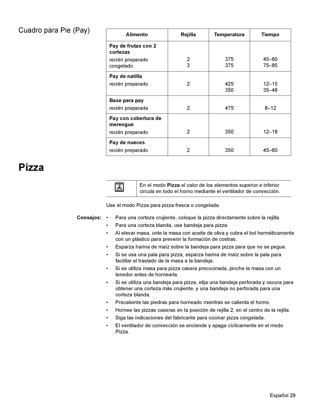 Bosch Appliances HBN34 Cuadro para Pie Pay, Pay de natilla, Base para pay, Pay con cobertura de Merengue, Pay de nueces 