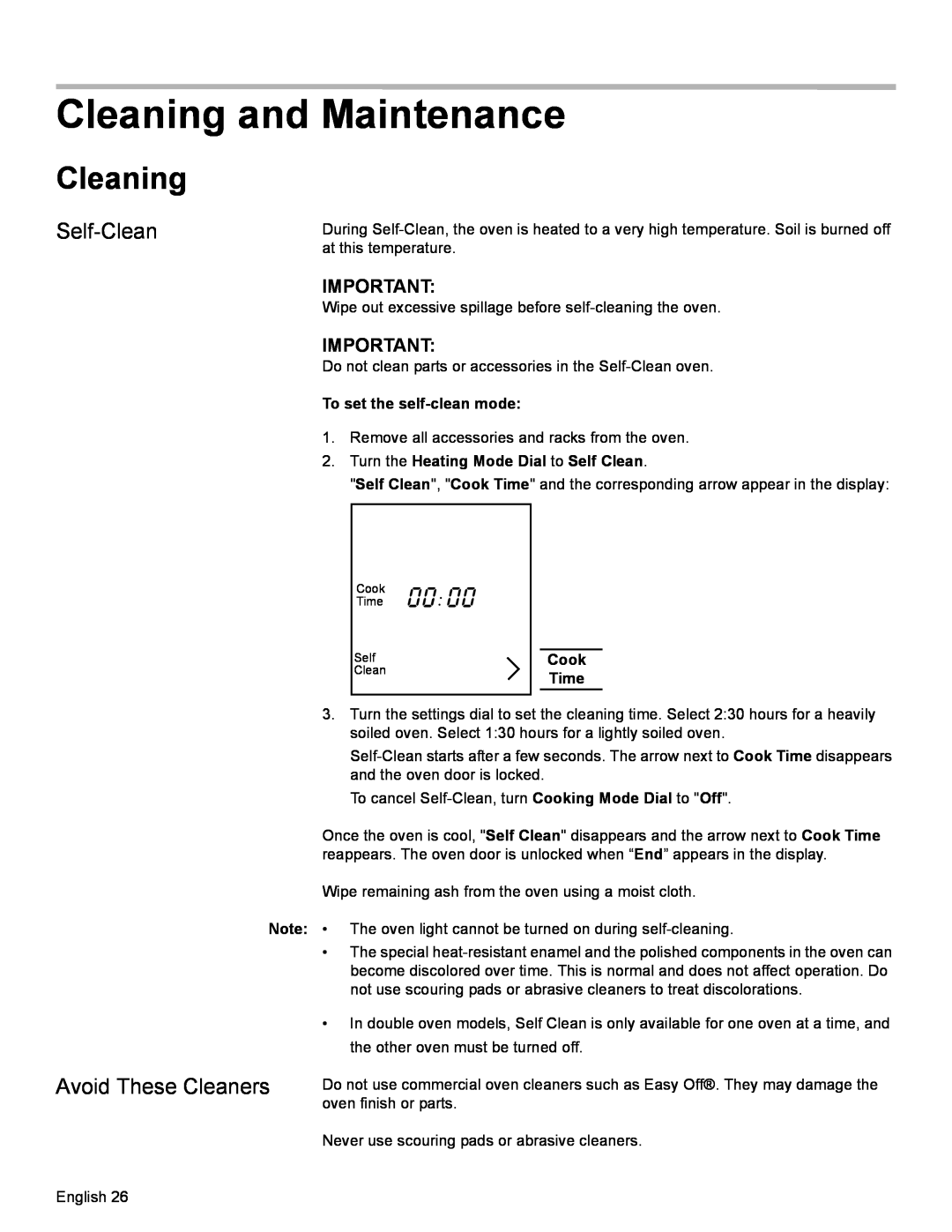 Bosch Appliances HBN35, HBN34, HBL35 manual Cleaning and Maintenance 