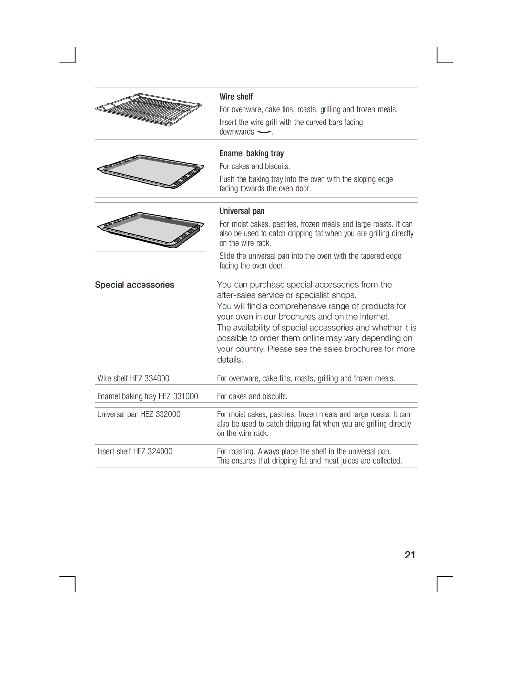 Bosch Appliances HCE744250R manual For Moist 