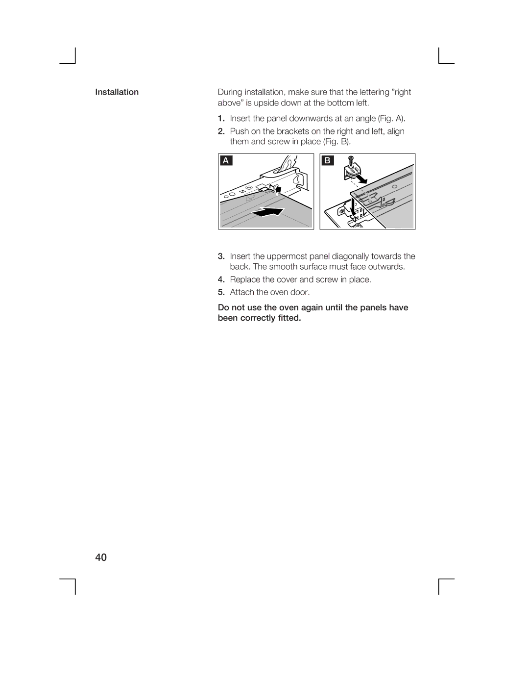 Bosch Appliances HCE744250R manual Align 