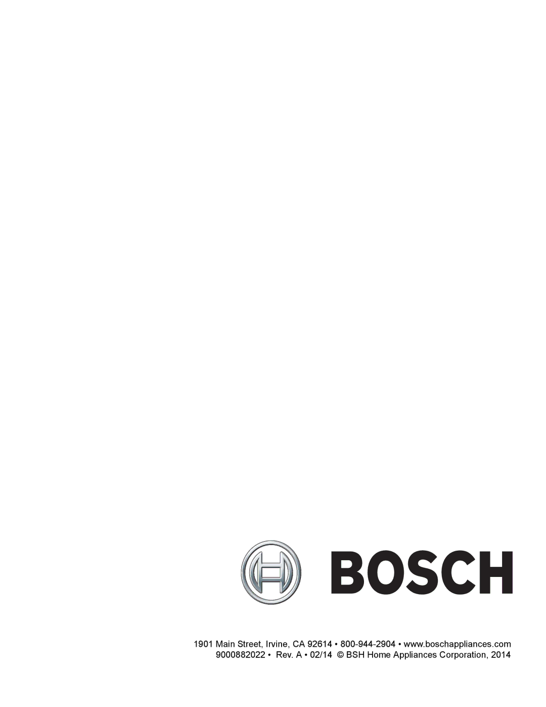 Bosch Appliances HEI8054U manual 