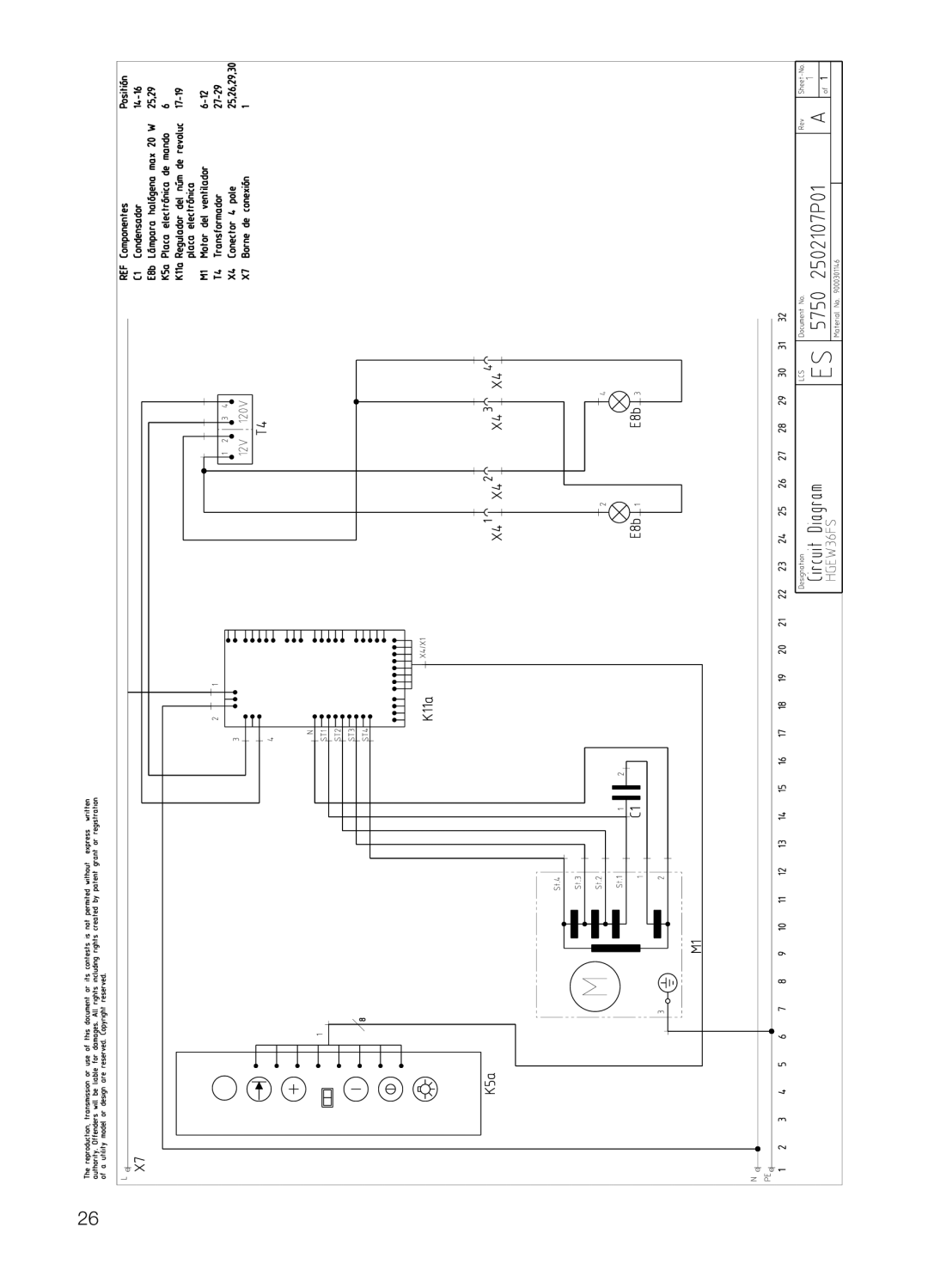 Bosch Appliances HGEW 36 FS manual 