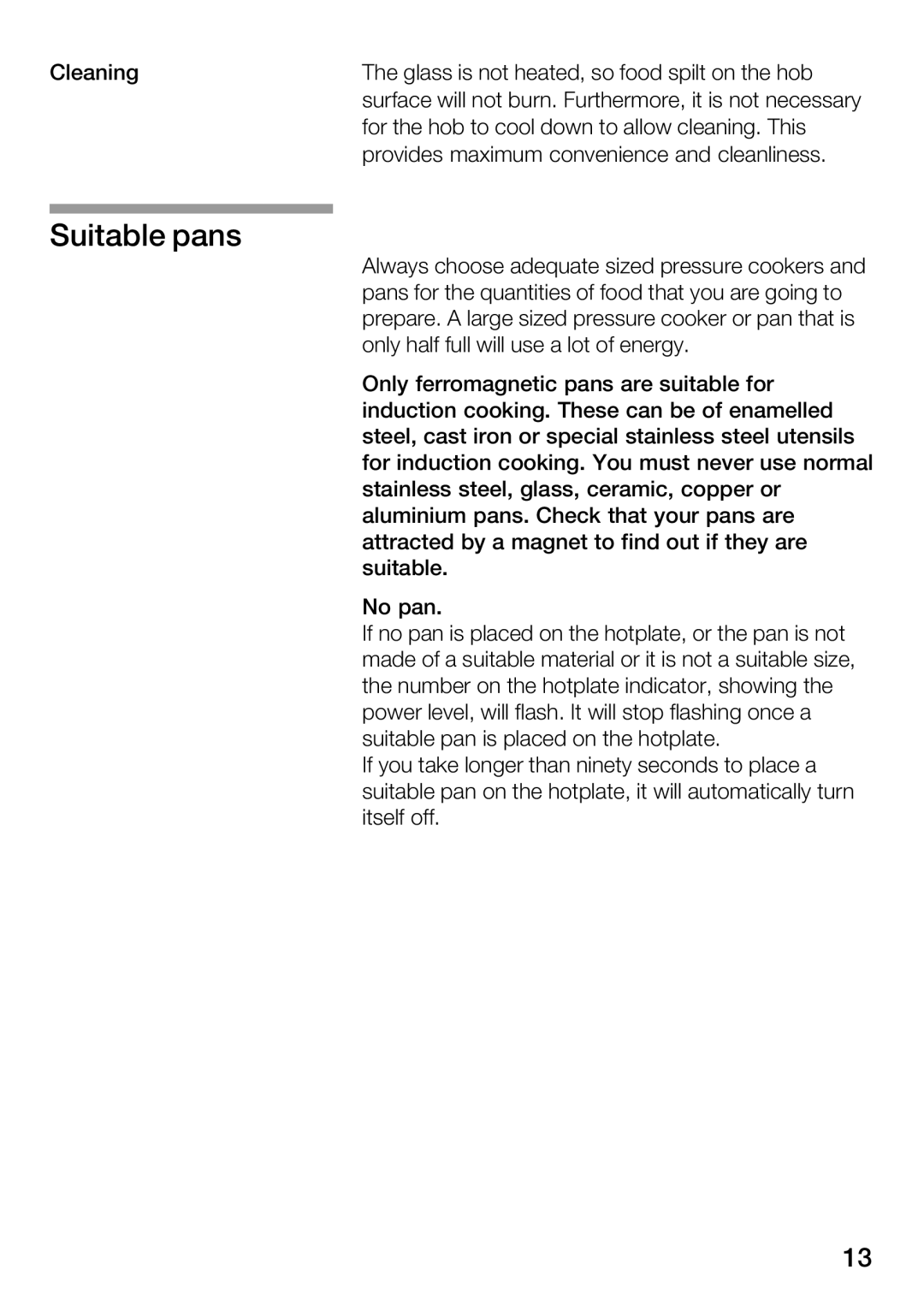 Bosch Appliances Hot Plate manual 