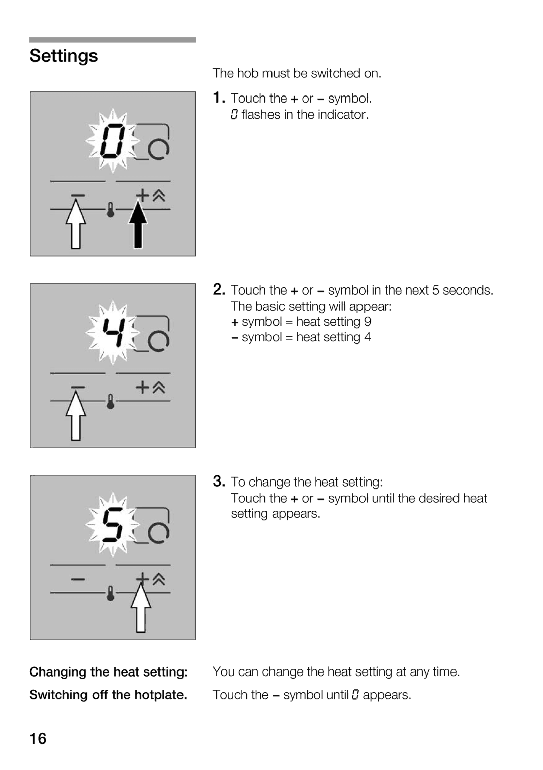 Bosch Appliances Hot Plate manual 