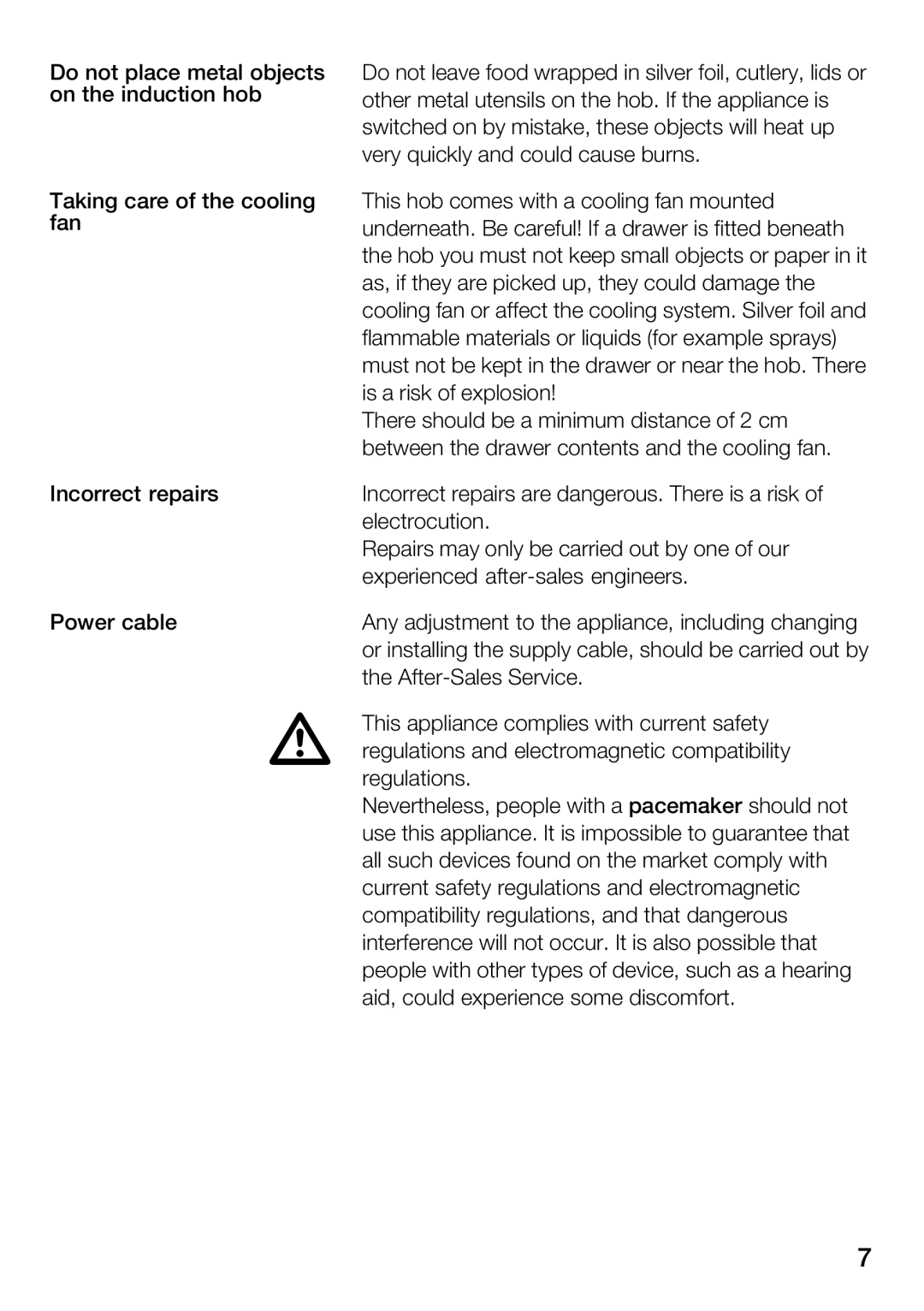 Bosch Appliances Hot Plate manual 