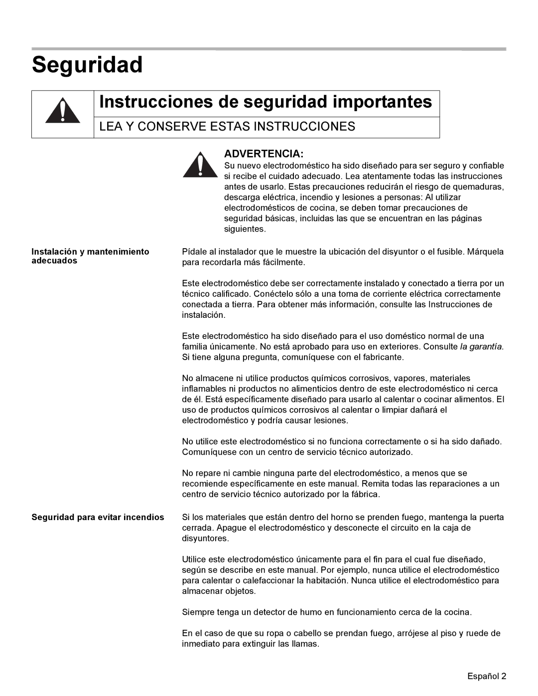 Bosch Appliances HWD30, HWD27 manual Seguridad, Instrucciones de seguridad importantes 