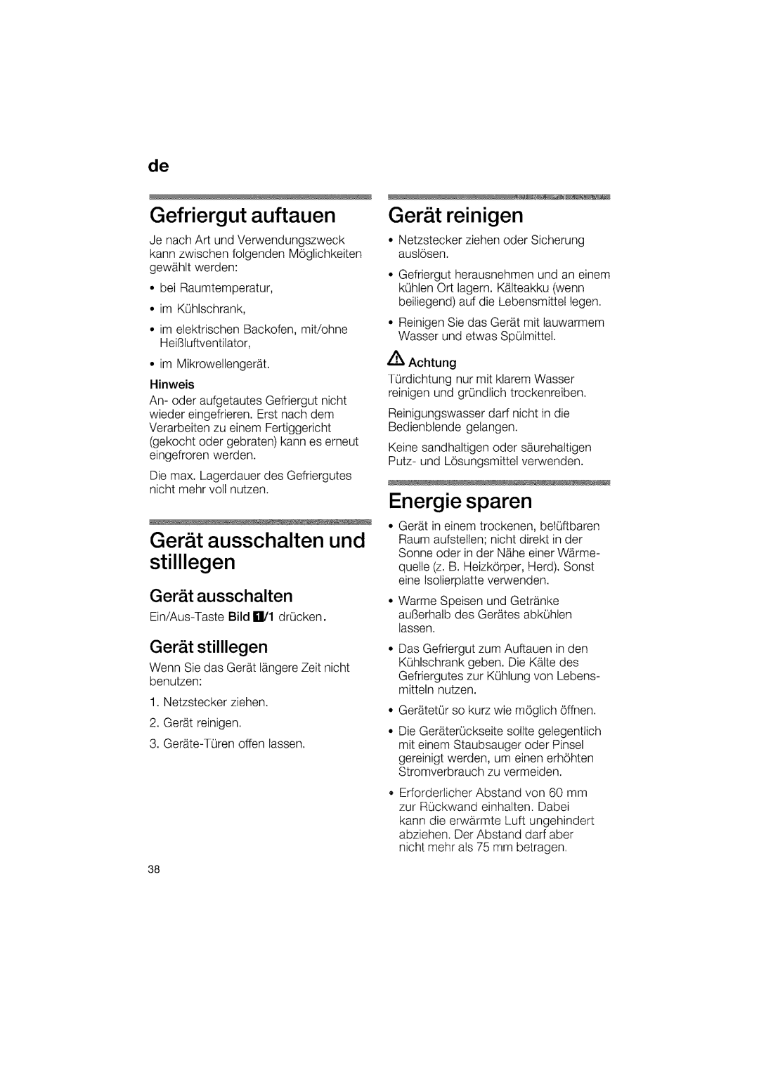 Bosch Appliances KGN36Y22, KGN36Y42 manual 