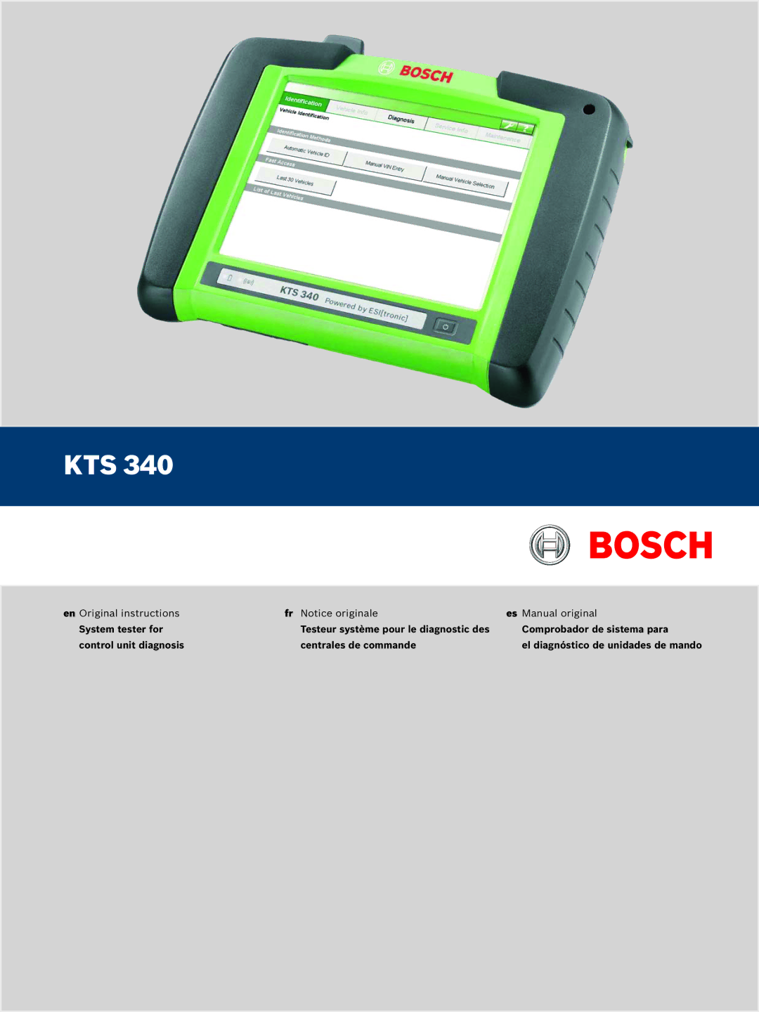 Bosch Appliances KTS 340 manual Kts 