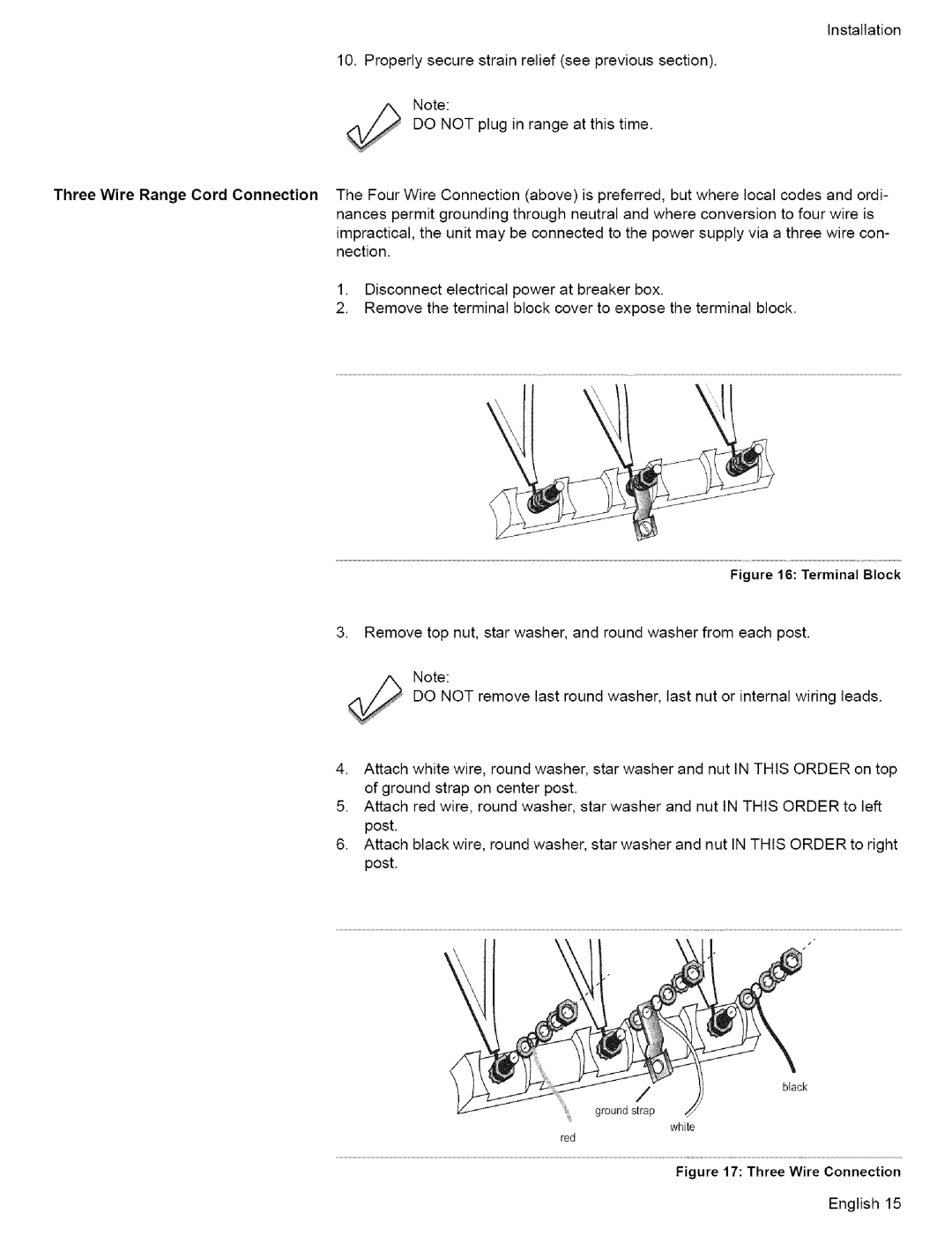 Bosch Appliances L0609466 manual Properlysecurestrainreliefseeprevioussection 