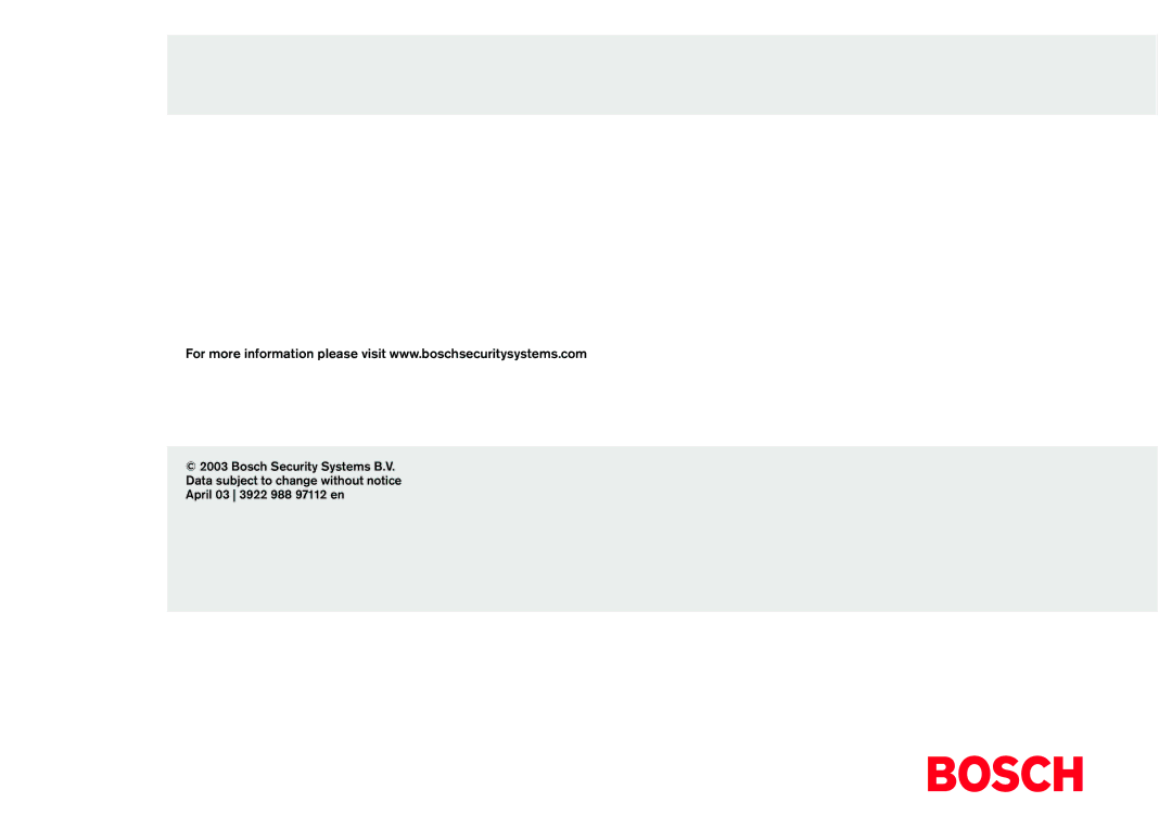 Bosch Appliances LBB 3519, 20 manual 