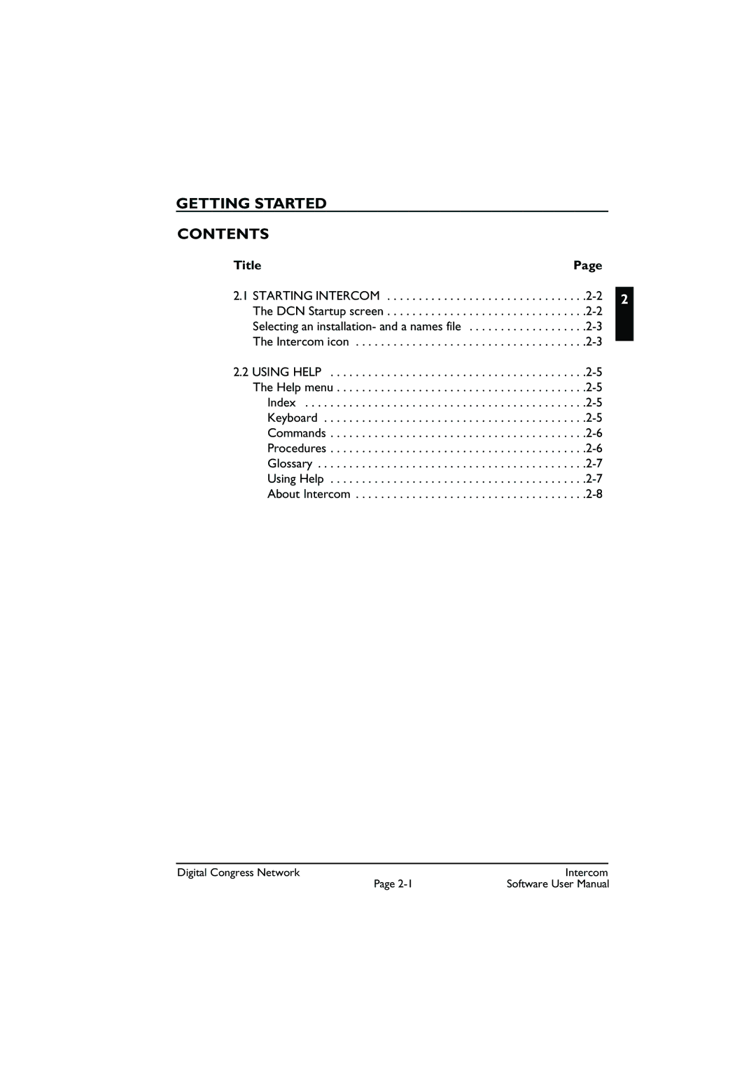 Bosch Appliances LBB 3573 user manual Getting Started Contents 