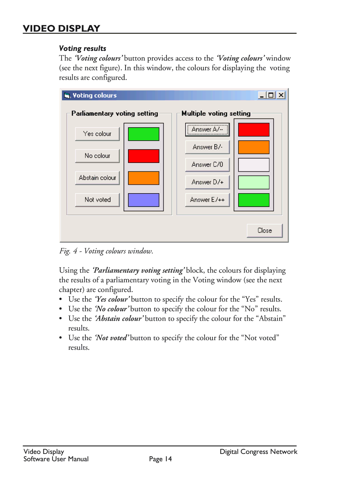 Bosch Appliances LBB 3584 user manual Voting results 