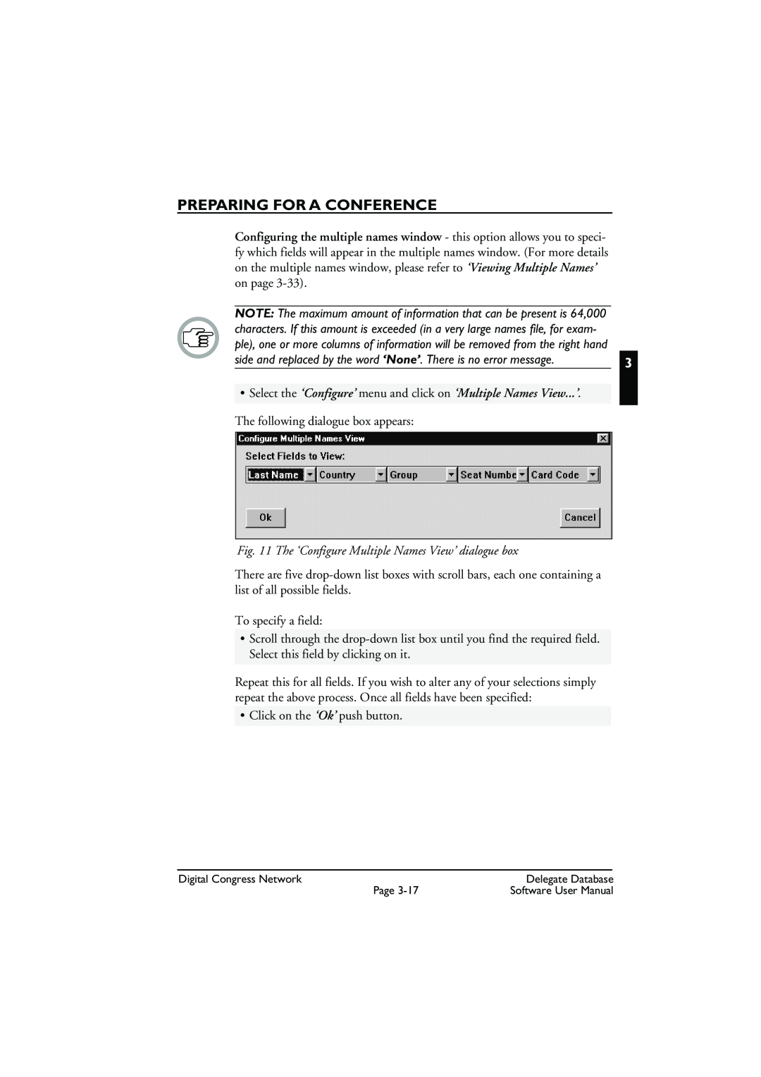 Bosch Appliances LBB3580 user manual Preparing For A Conference, The following dialogue box appears 