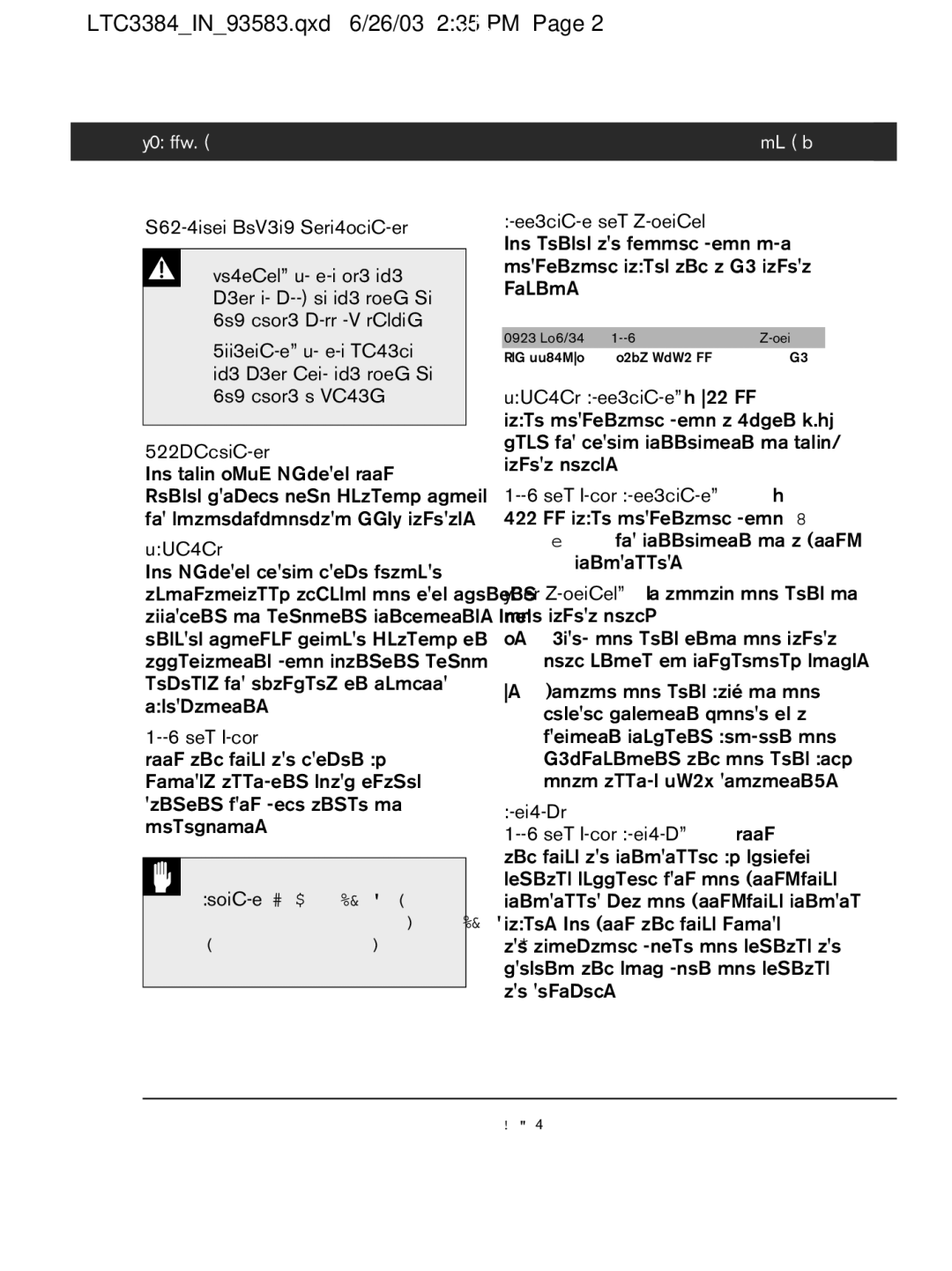 Bosch Appliances LTC 3354 LTC 3384 Installation Instruction, Important Safety Instructions Applications, DC-iris 