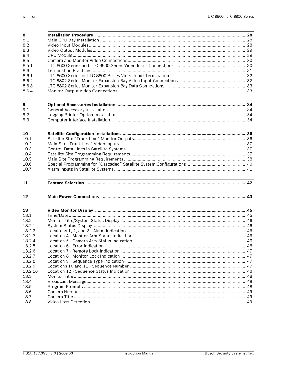 Bosch Appliances LTC 8600, LTC 8800 instruction manual 10.1 