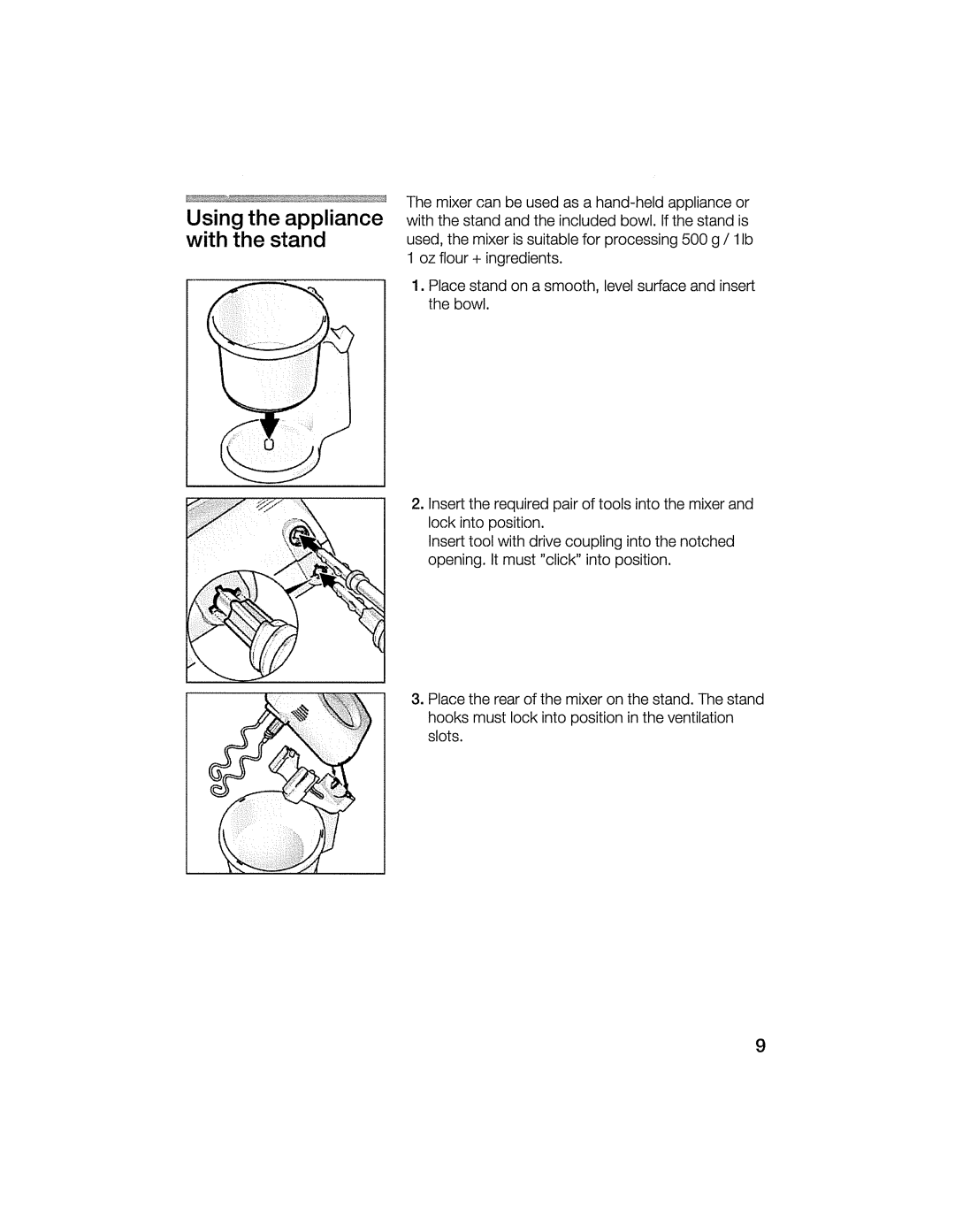 Bosch Appliances MFQ 2100 UC manual 